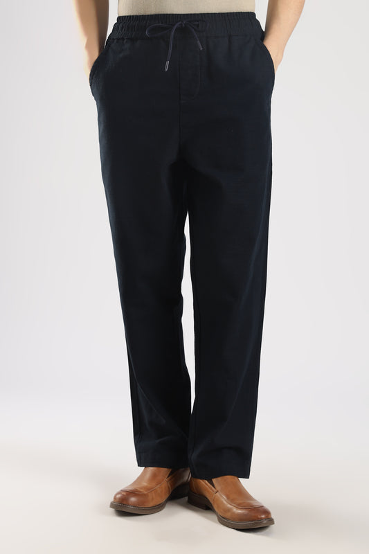 Linen Loose Fit Pant Navy Blue