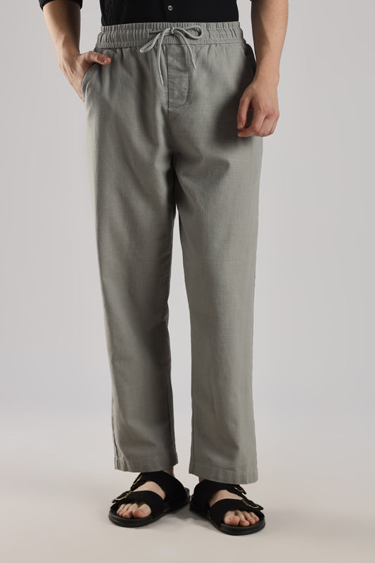 Linen Loose Fit Pant Grey