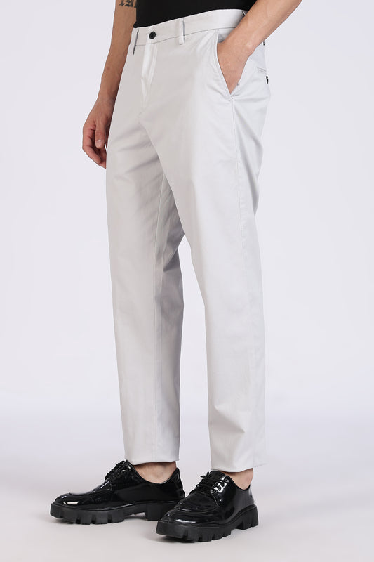 Cotton Chinos Pant White