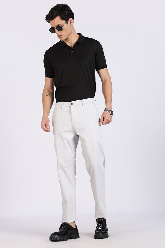 Cotton Chinos Pant White