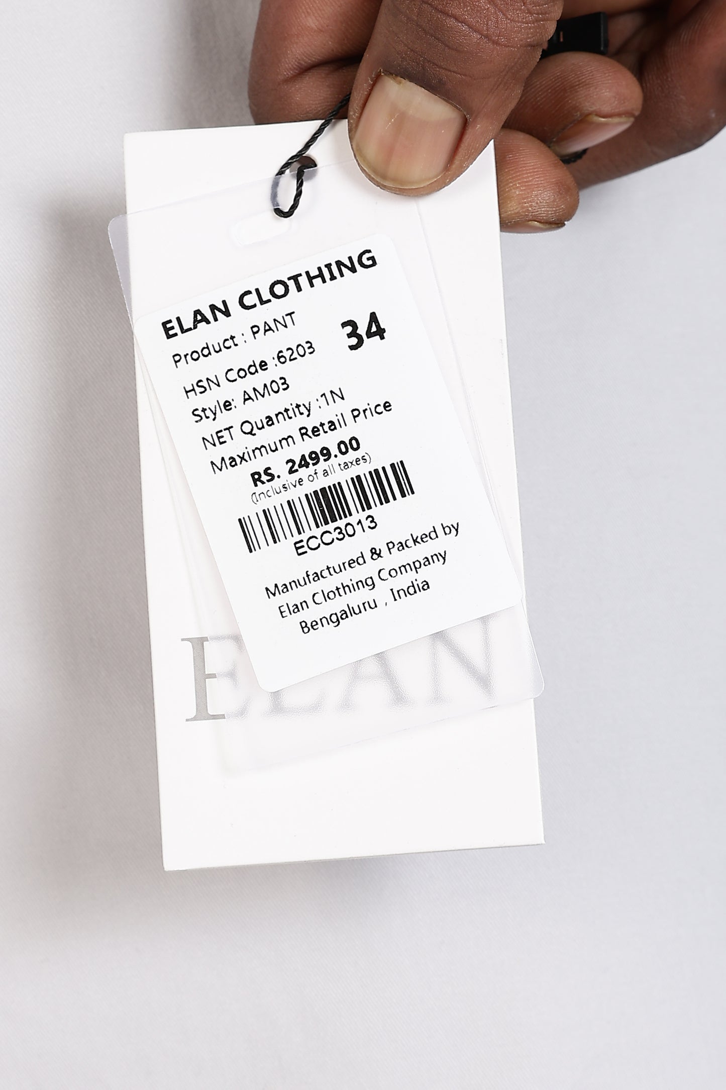 Cotton Chinos Pant White