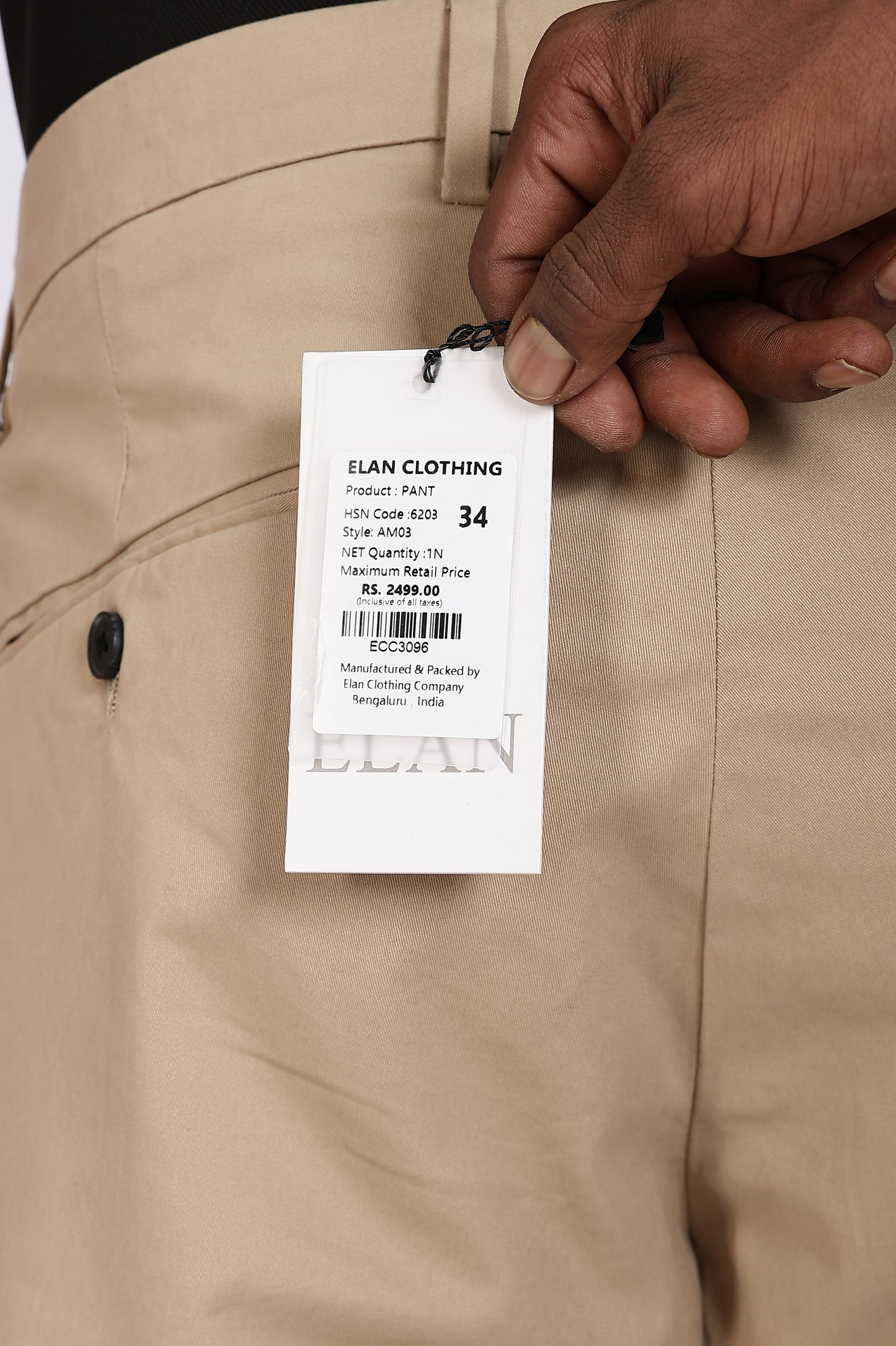 Cotton Chinos Pant Khaki