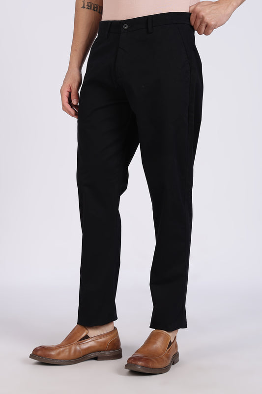 Cotton Chinos Pant Black