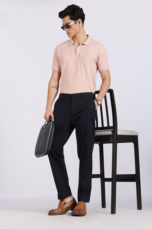Cotton Chinos Pant Navy Blue