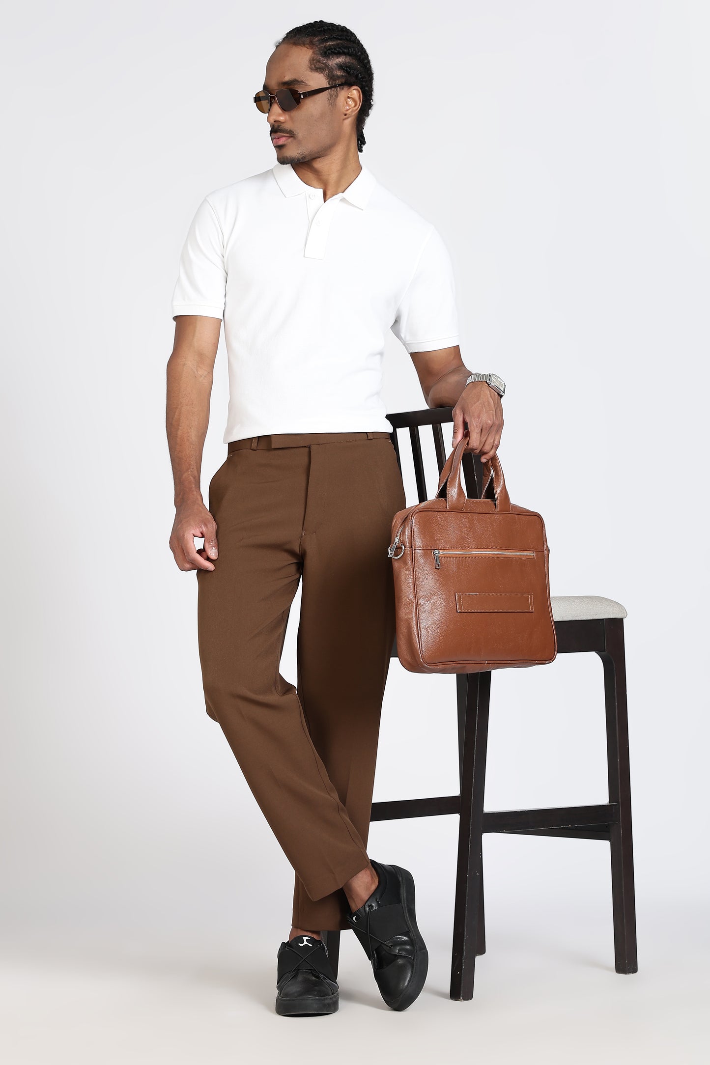 Formal Barbie Fabric Light Brown Trouser