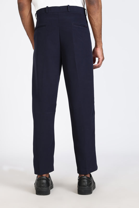 Formal Barbie Fabric Navy Blue Trouser