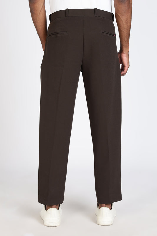 Formal Barbie Fabric Brown Trouser