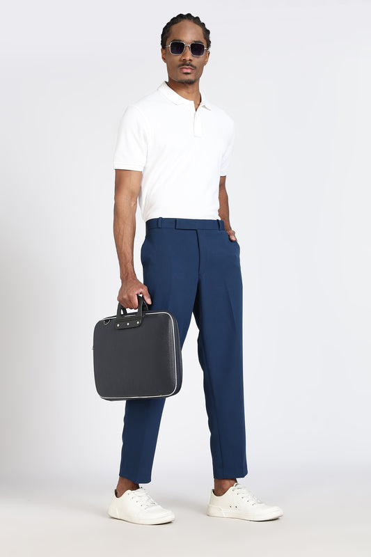 Formal Barbie Royal Blue Fabric Trouser