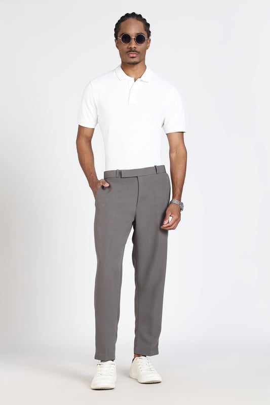 Formal Barbie Fabric Grey Trouser