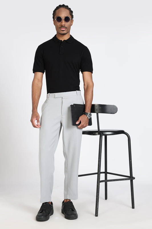 Formal Barbie Fabric Light Grey Trouser