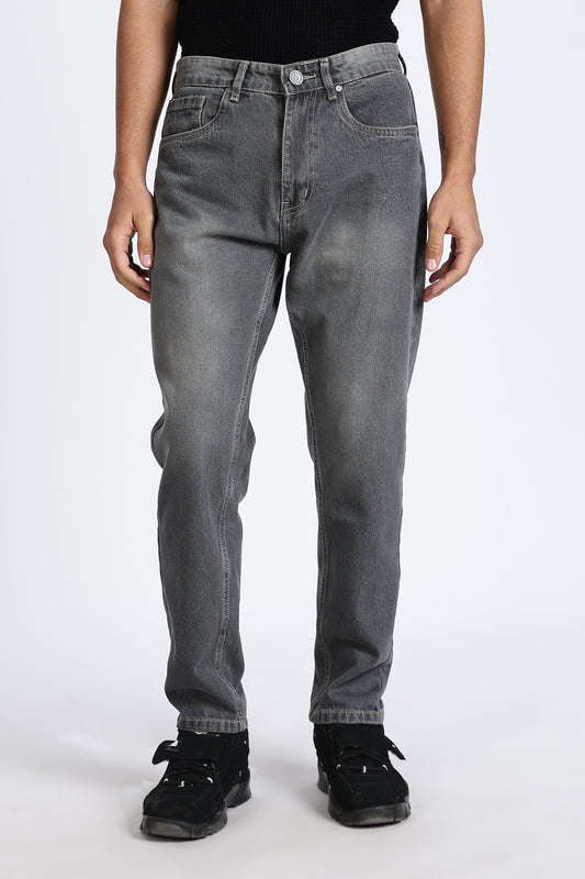 Mom Fit Denim Cloud Grey Jeans