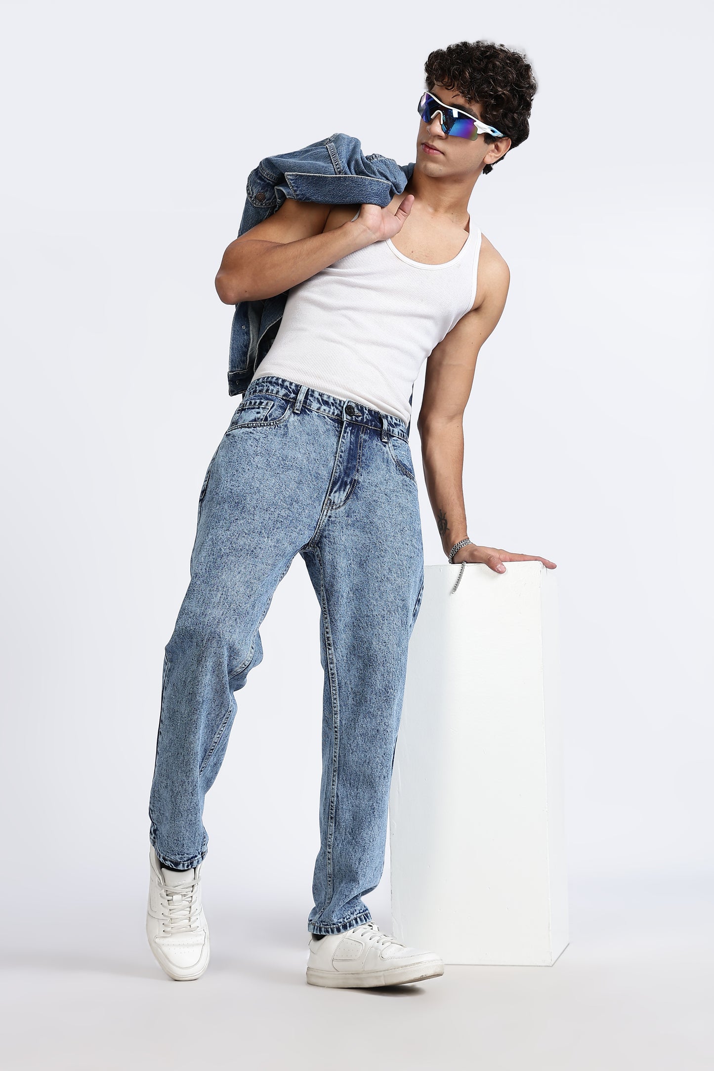 Mom Fit Light Blue Denim Jeans