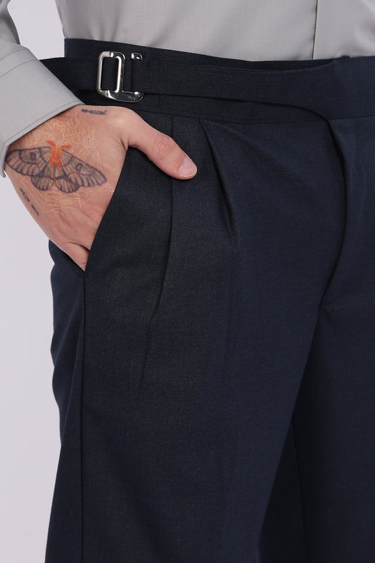 Navy Italian Gurkha Trouser