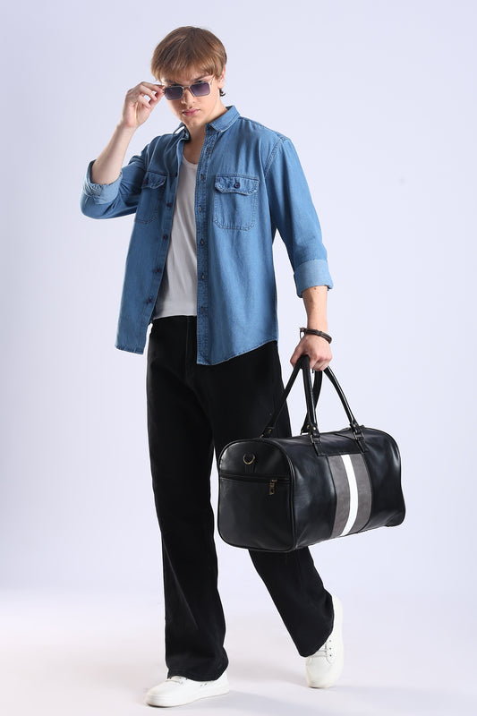 Regular Fit Light Blue Denim Shirt