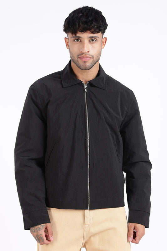 Premium Black Wrinkle Designer Jacket