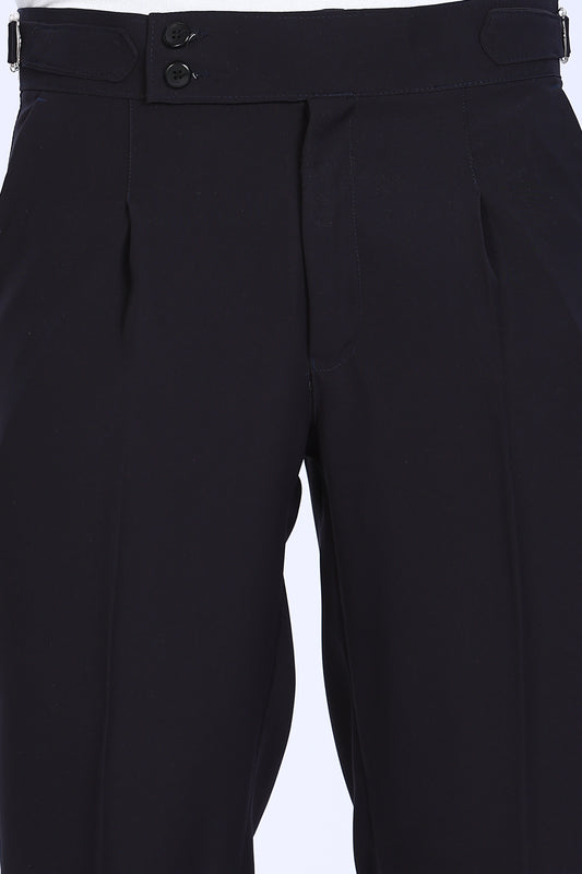 Regular Fit Black Armani Gurkha Pants