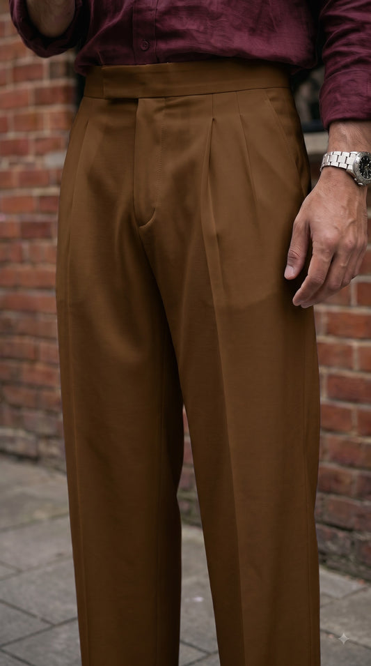 Caramel brown Korean pants