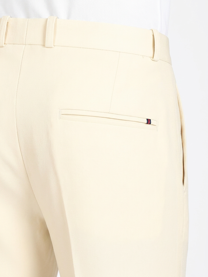 Formal Barbie Fabric Cosmic Latte Beige Trouser