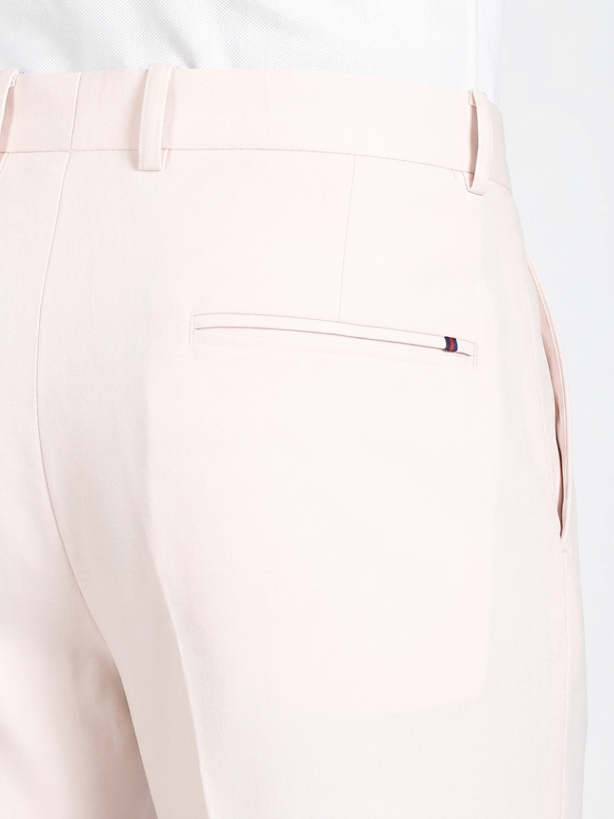 Formal Barbie Fabric Rose White Trouser