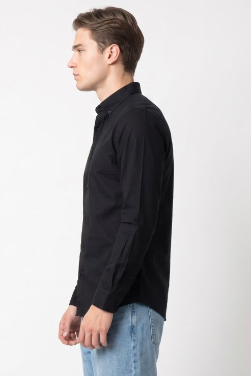 Black Regular Fit Shirt