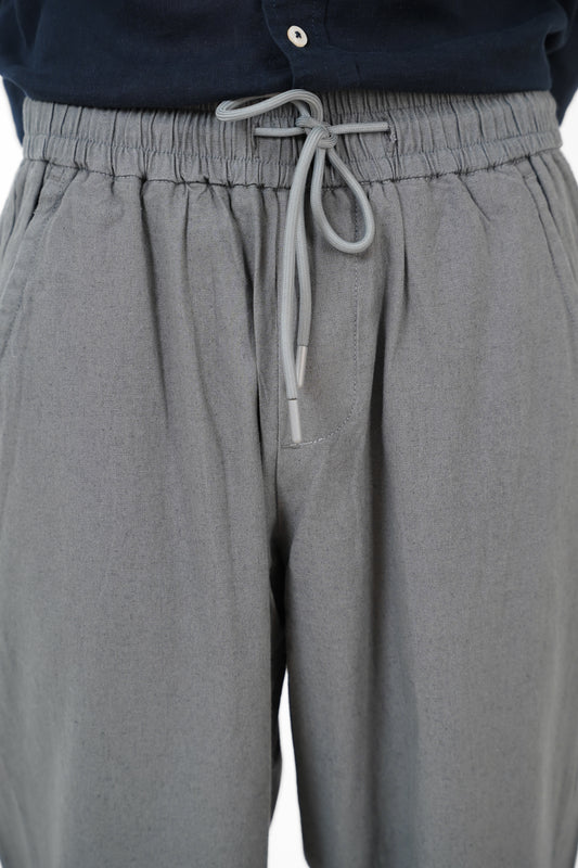 Linen Loose Fit Pant Dark Grey