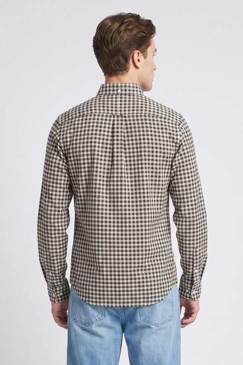 Micro Check Regular Fit Shirt
