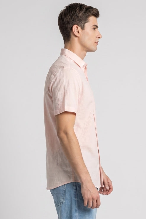 Pink Regular Fit Shirt