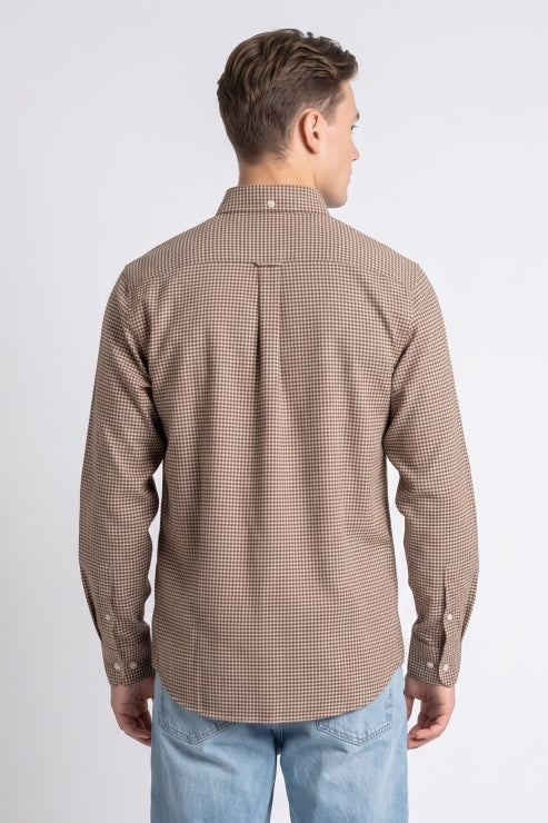 Micro Check Regular Fit Shirt