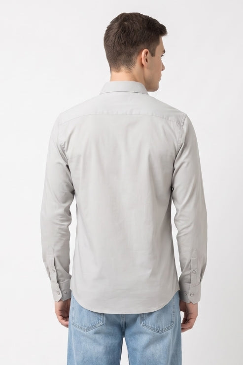 Light Grey Regular Fit Shirt