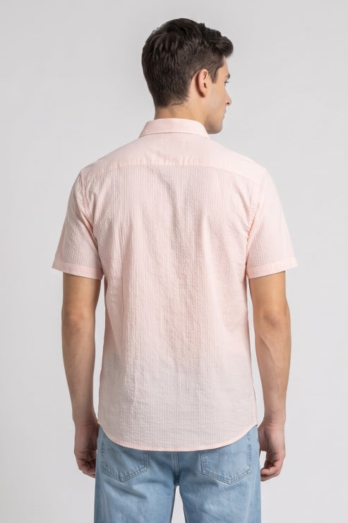 Pink Regular Fit Shirt