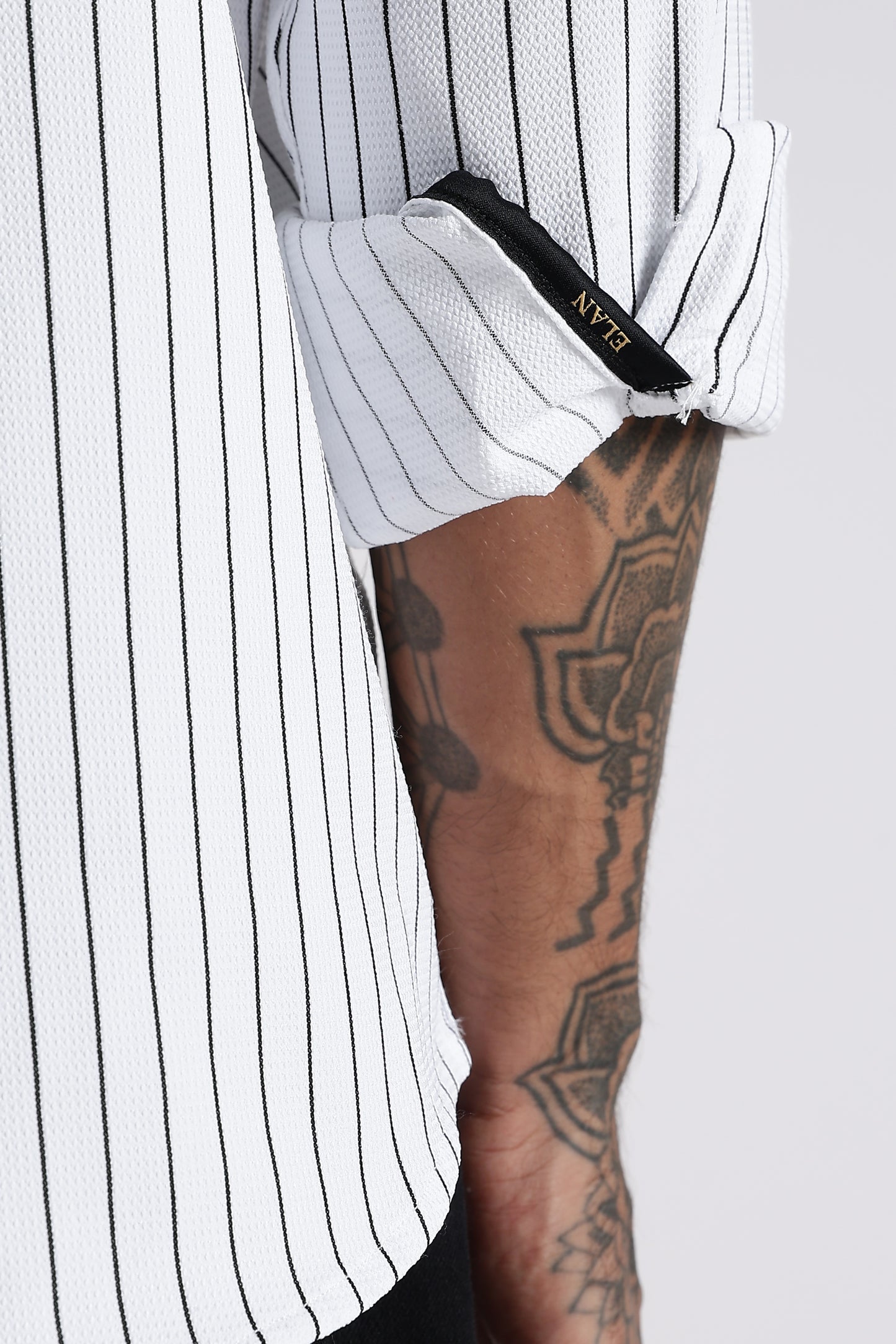 Regular Fit White Stripe Shirt