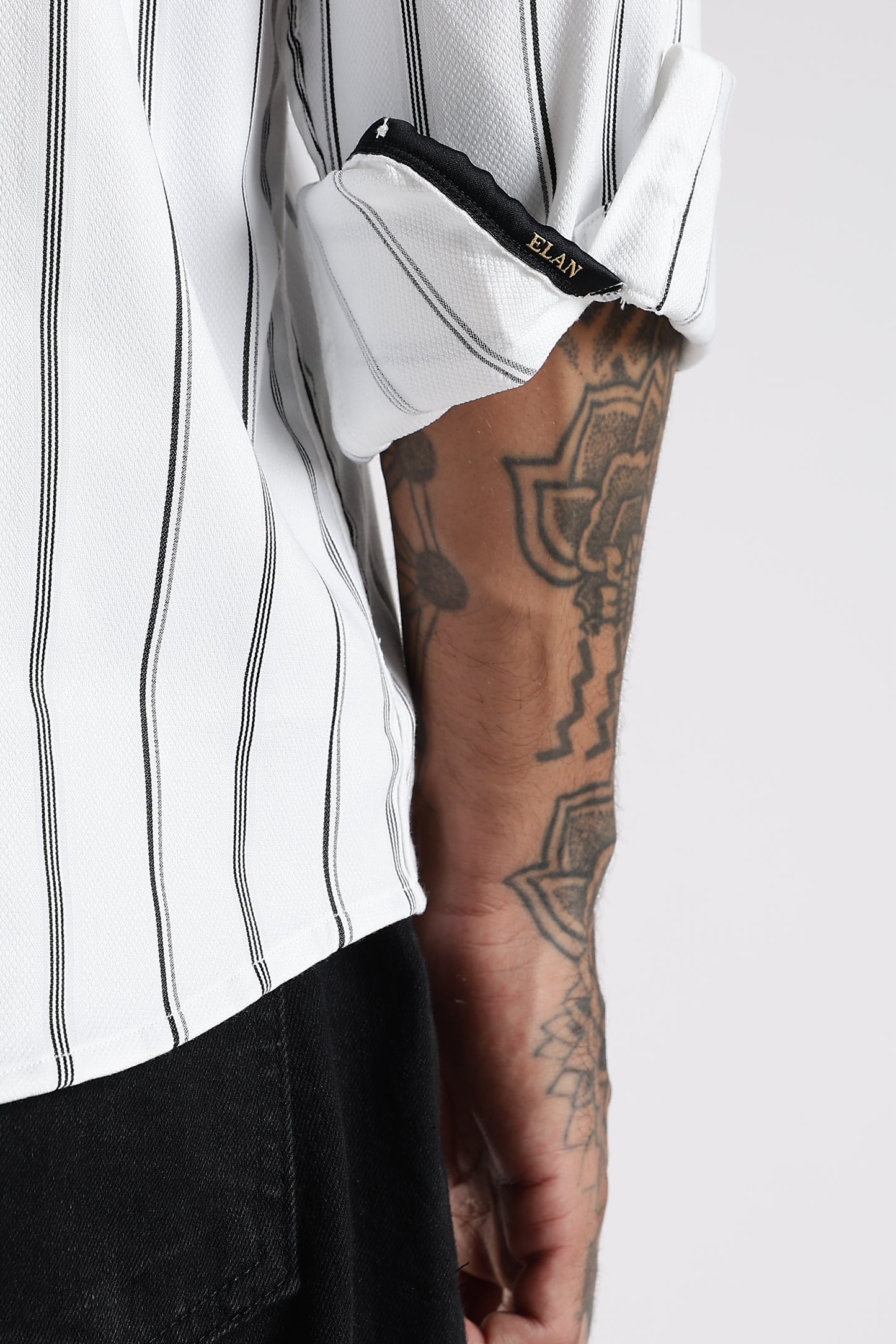Regular Fit White Stripe Shirt