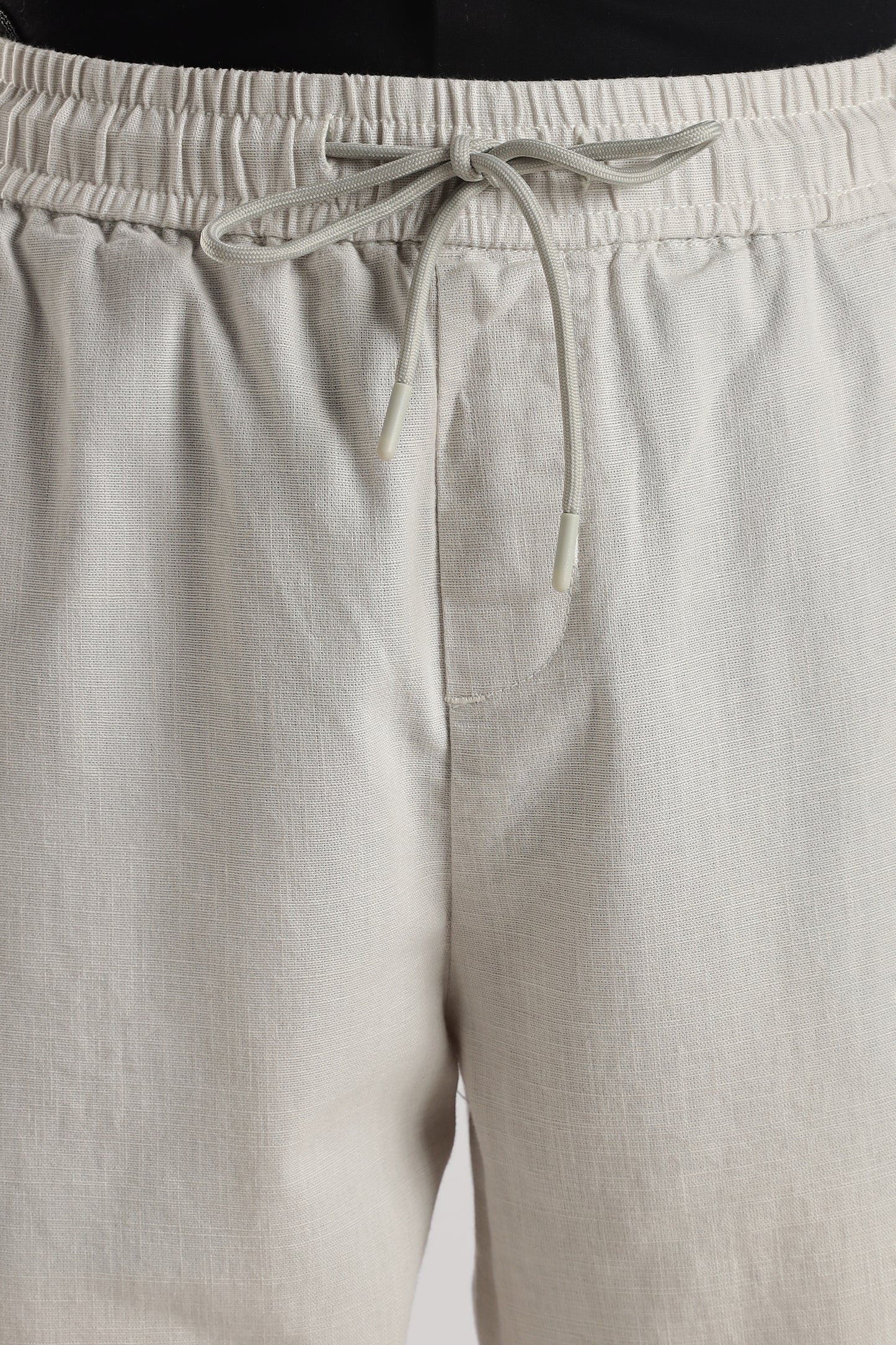 Linen Loose Fit Pant Light Grey