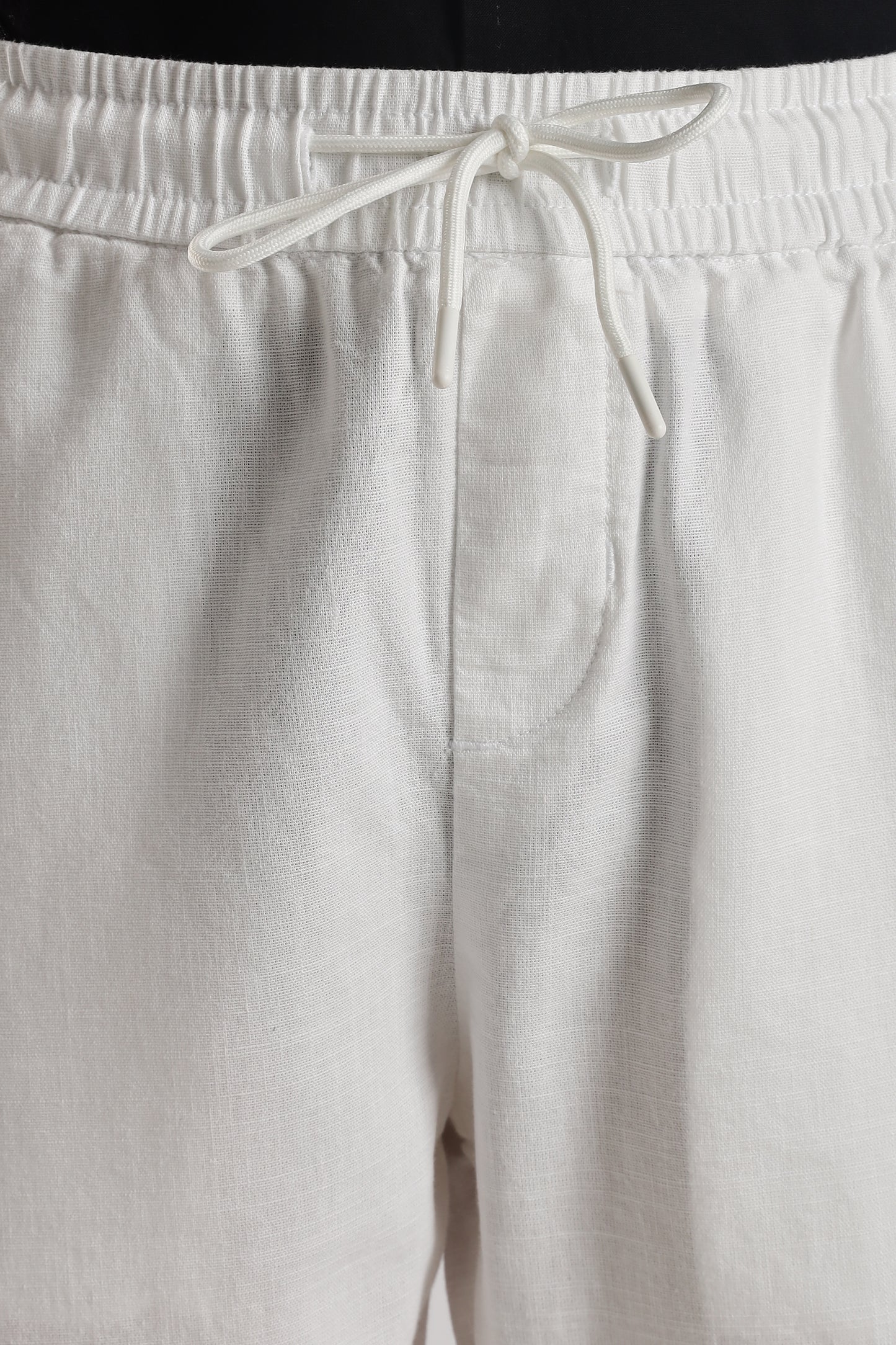 Linen Loose Fit Pant White