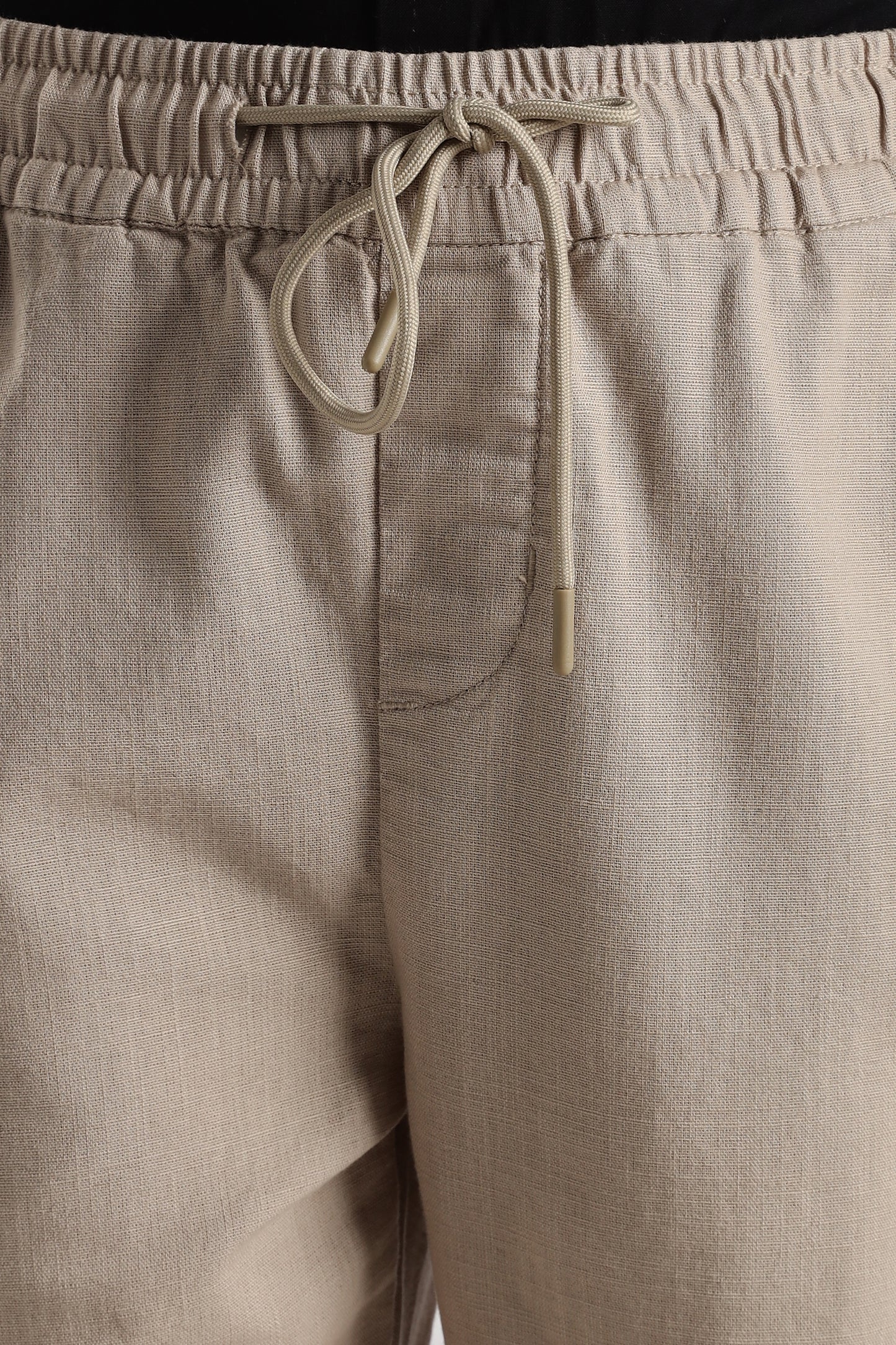 Linen Loose Fit Pant Beige