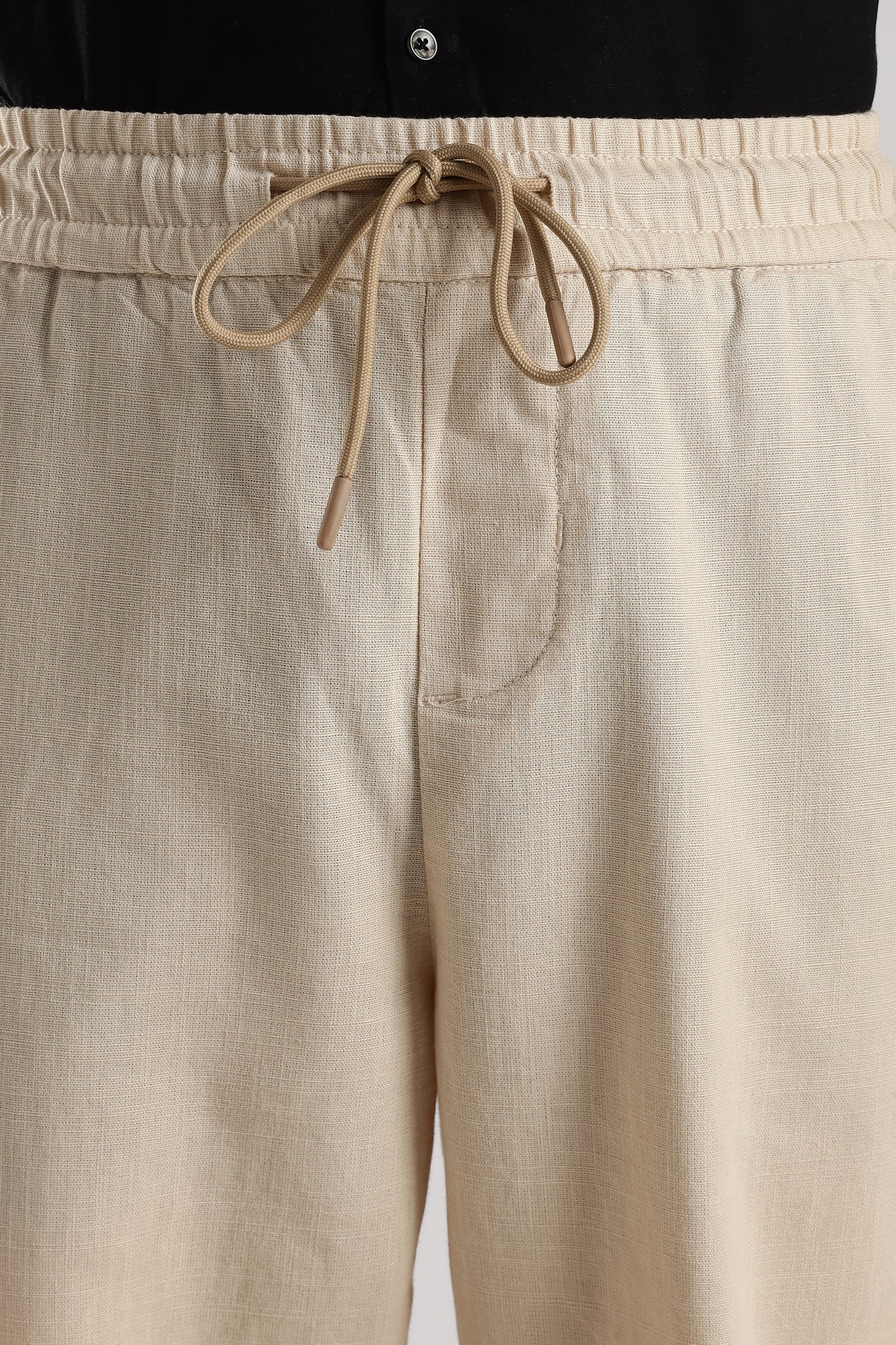 Linen Loose Fit Pant Light Beige