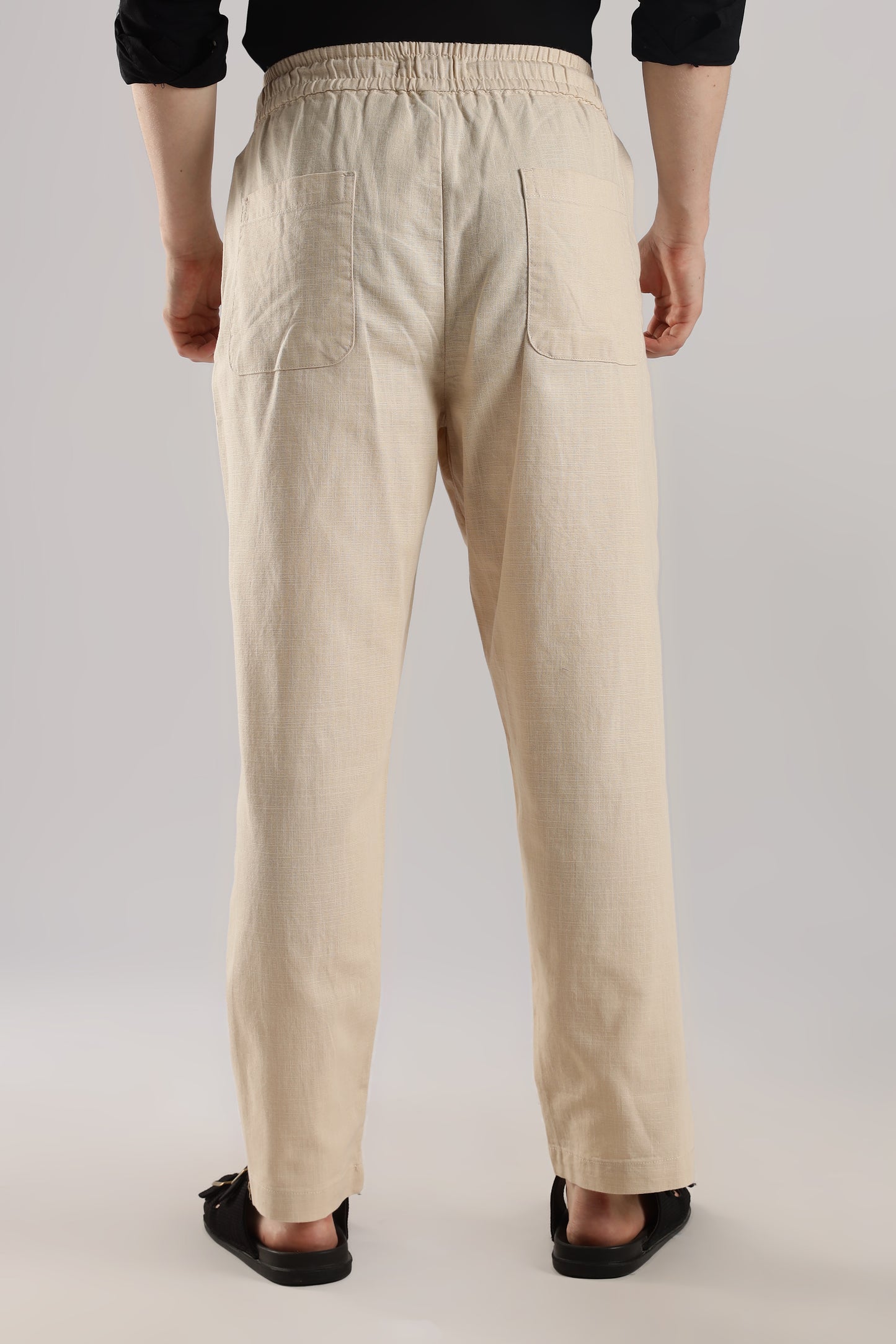 Linen Loose Fit Pant Light Beige