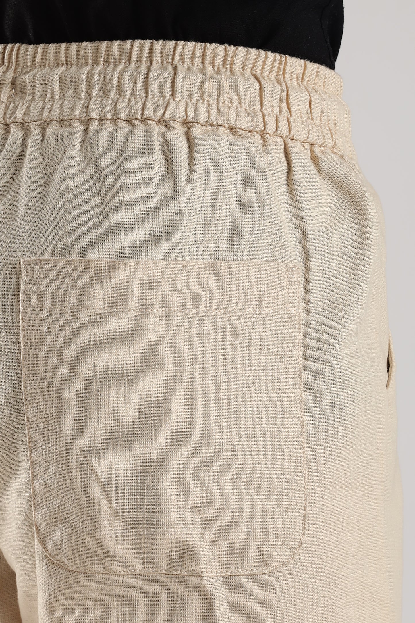 Linen Loose Fit Pant Light Beige