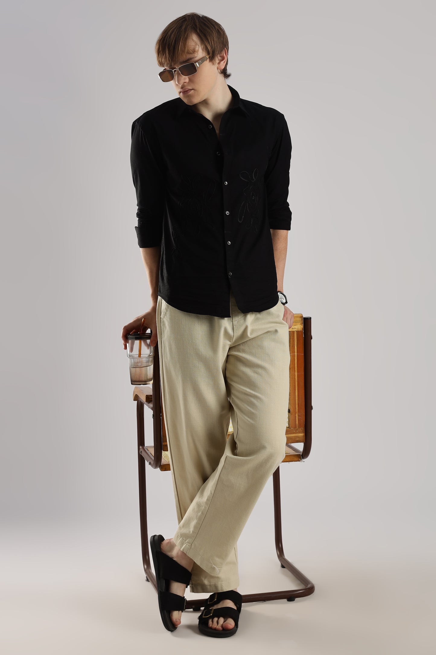 Linen Loose Fit Pant Sand Beige
