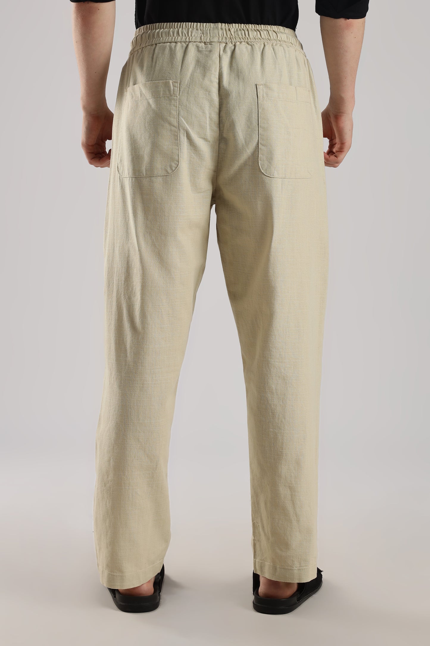 Linen Loose Fit Pant Sand Beige