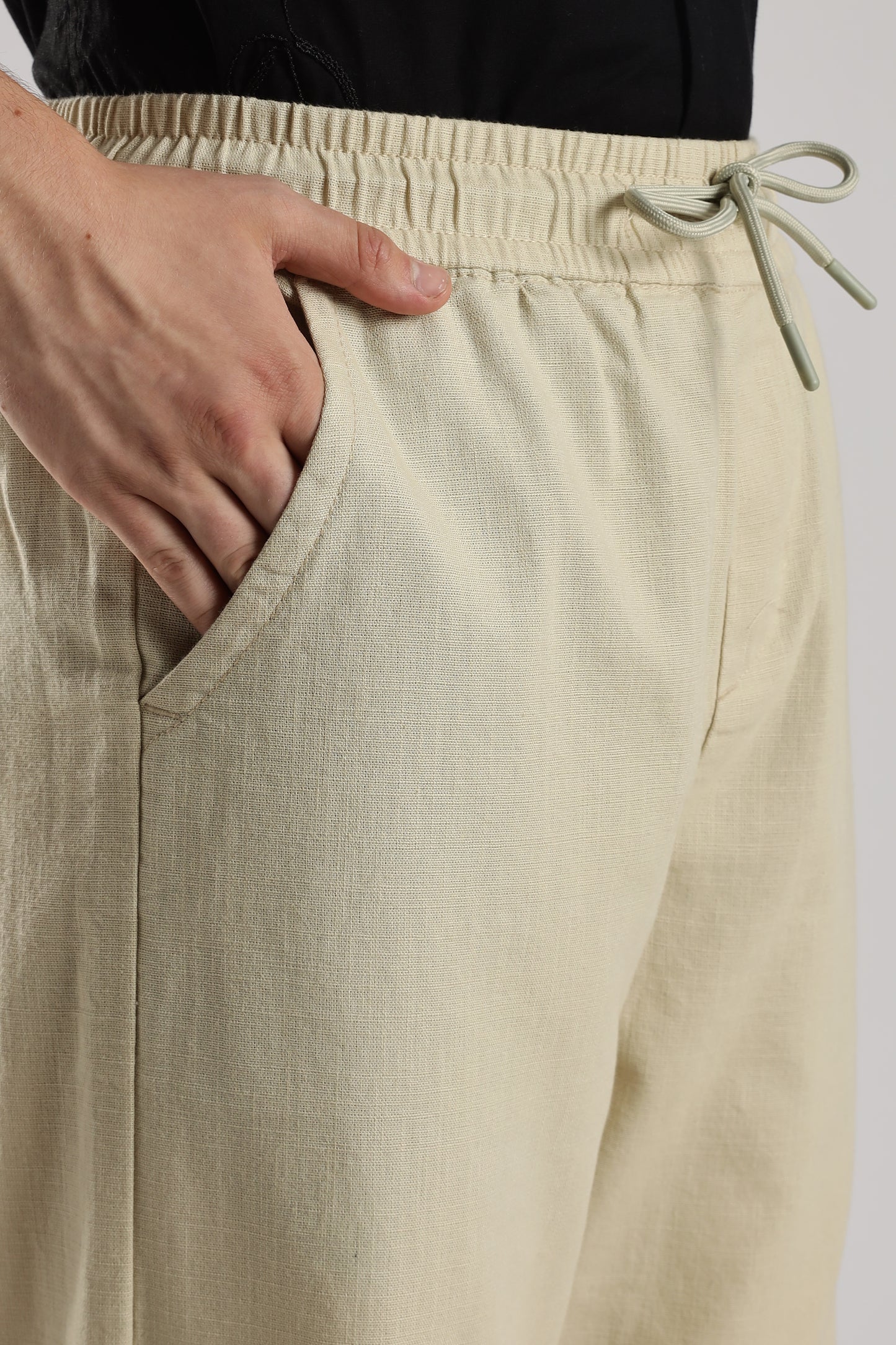 Linen Loose Fit Pant Sand Beige