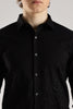 Black Floral Embroidered Shirt