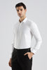 Plain White Melange Wrinkle Free Shirt