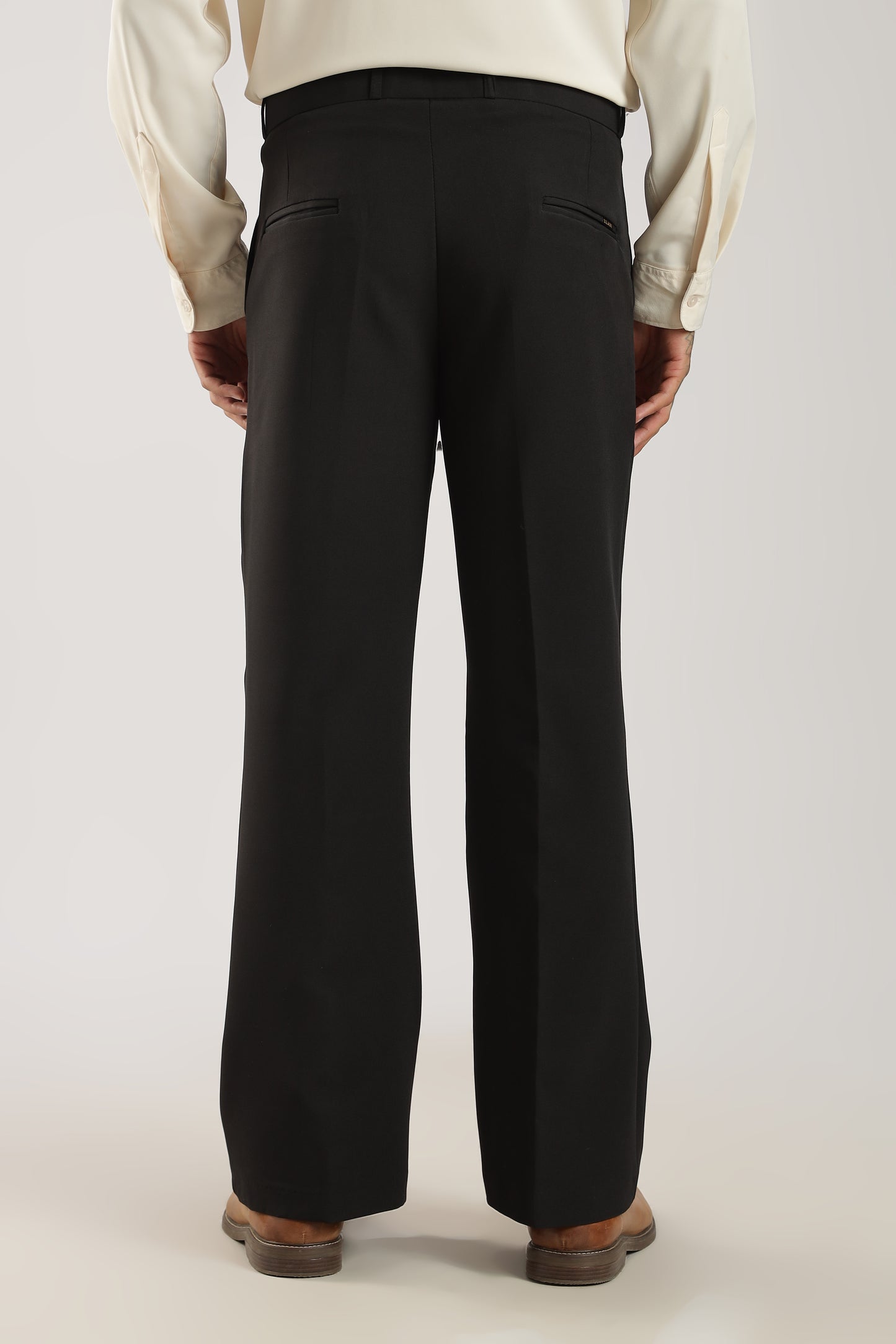 Tailored Bootcut Stretch Trousers