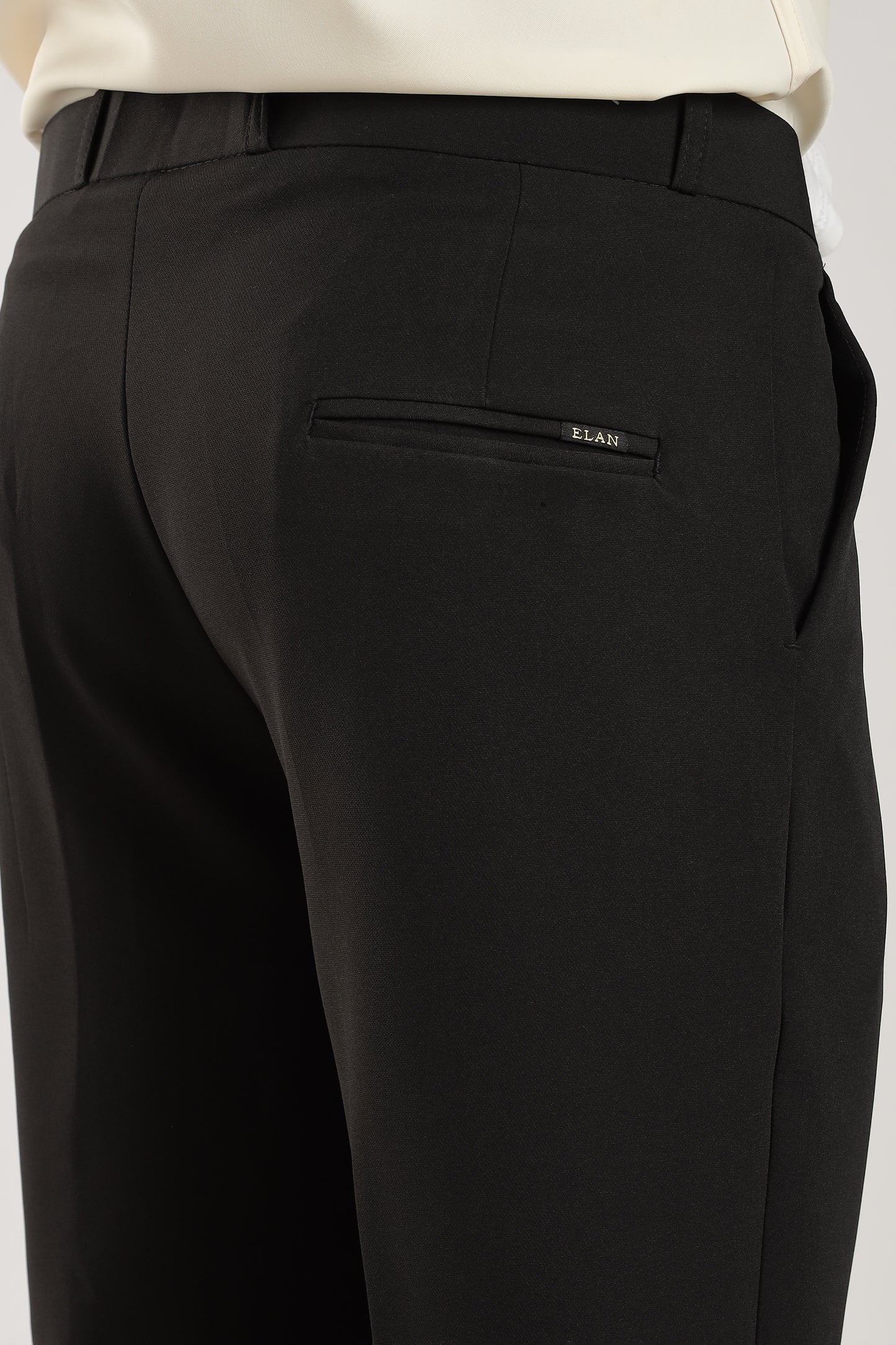 Tailored Bootcut Stretch Trousers