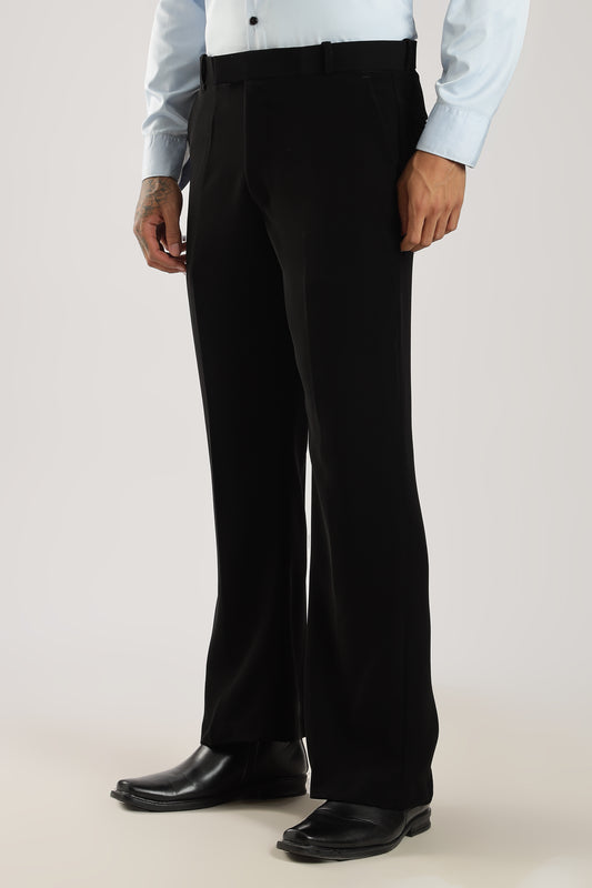 Signature Armani-Finish Bootcut Trousers