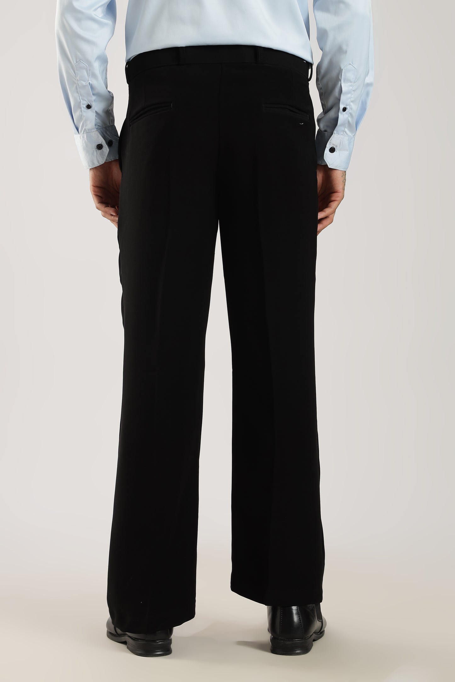 Signature Armani-Finish Bootcut Trousers