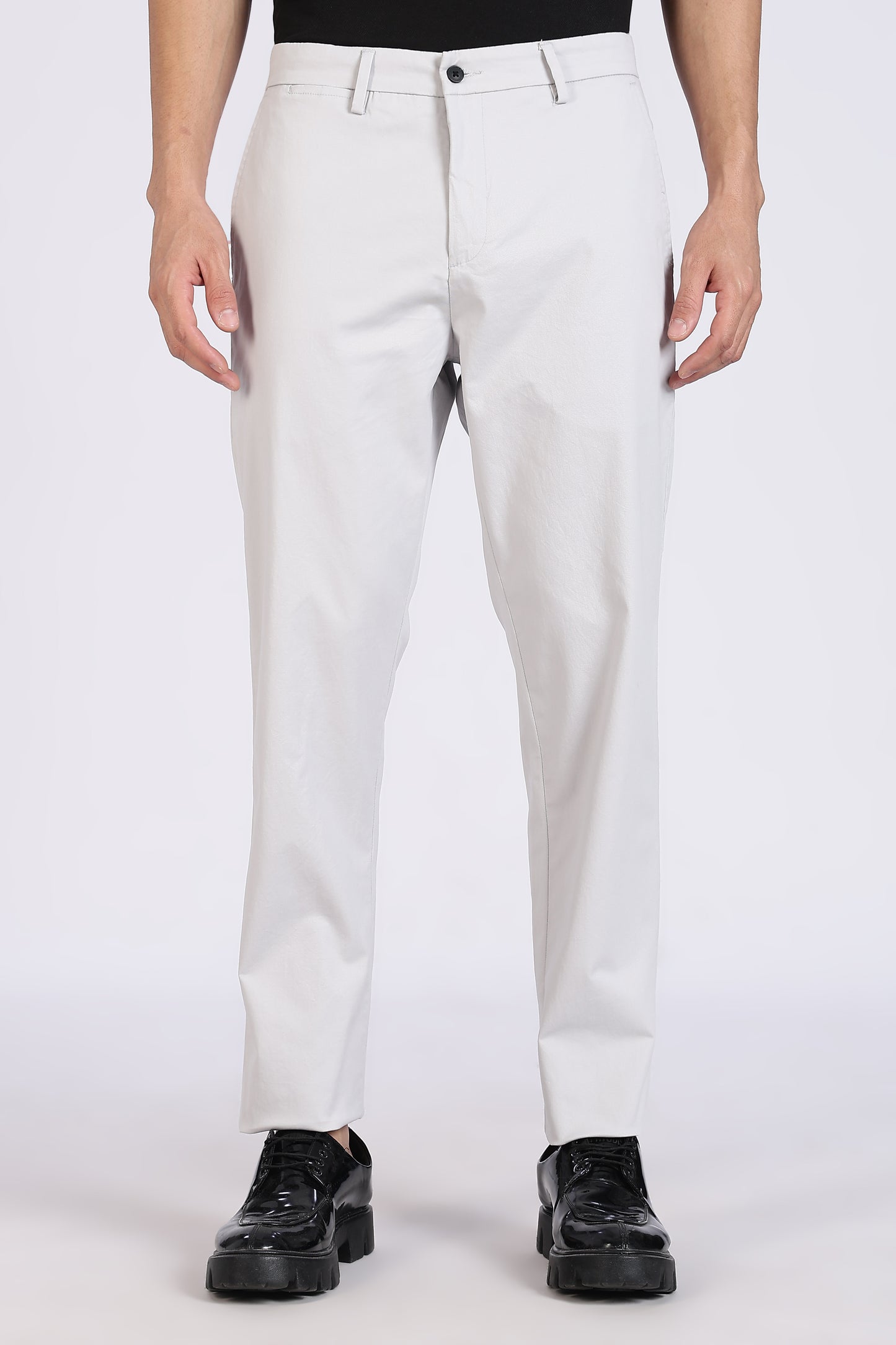Cotton Chinos Pant White