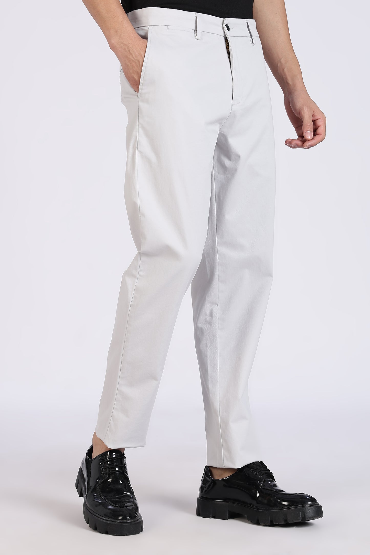 Cotton Chinos Pant White
