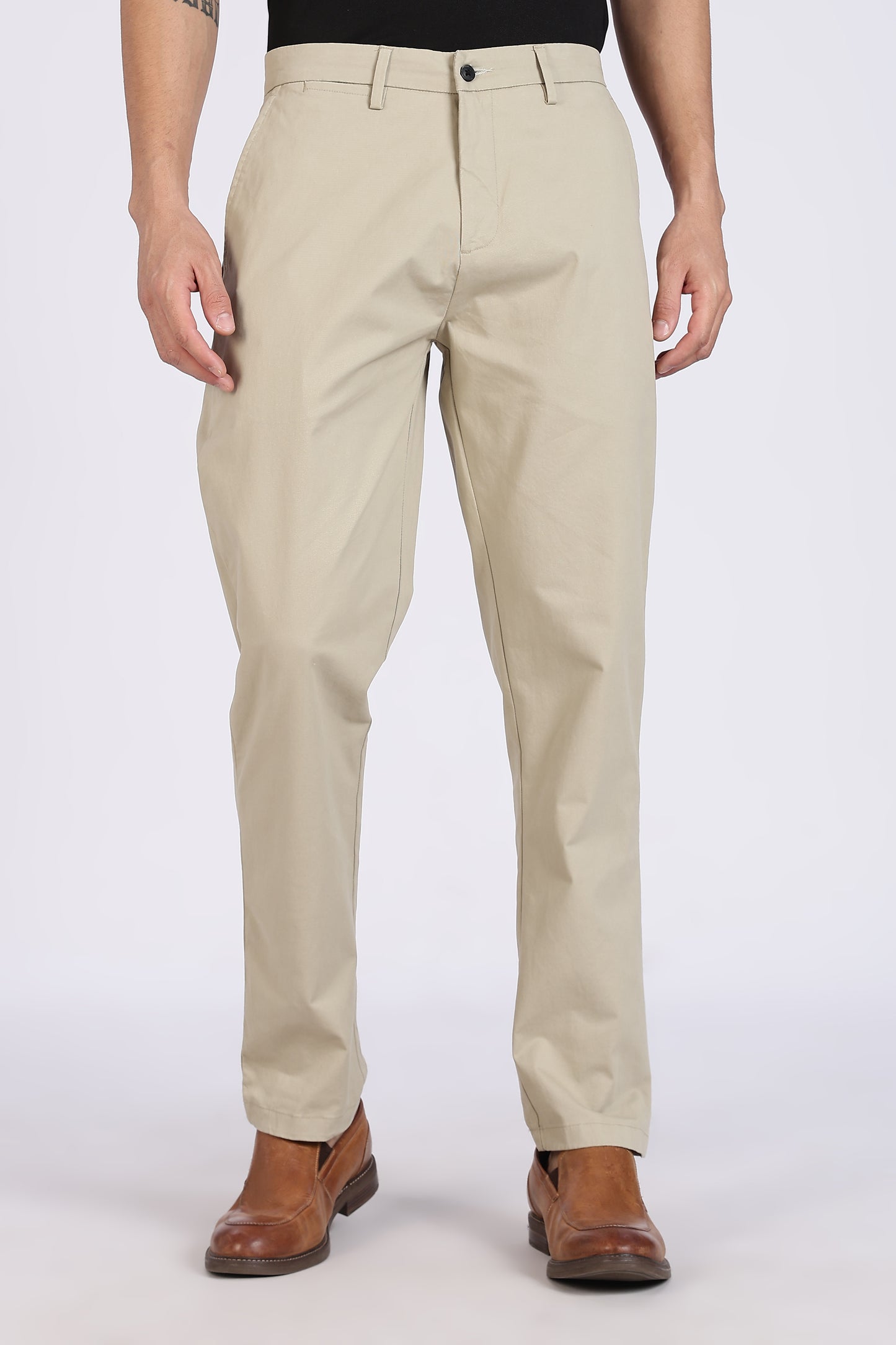 Cotton Chinos Pant Stone Beige